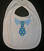 Personalized Bib with Collar & Tie